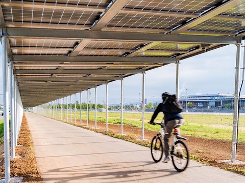 Solar Fahrradweg